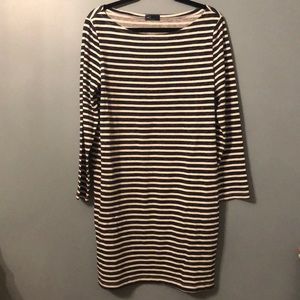 Gap Long Sleeve Stripped Dress